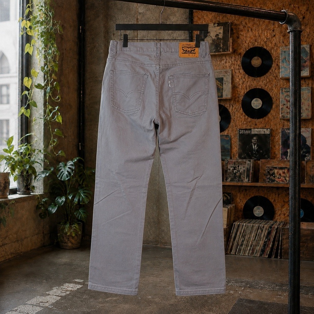 Levi's 511 Slim Fit Gray Chino Pants W30 L30 Workwear Skater 20 Reg